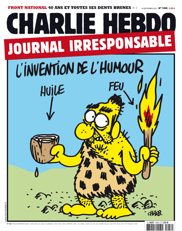 Une de Charlie Hebdo, n° 1058